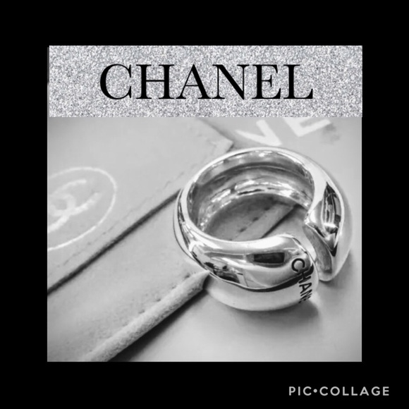 CHANEL Jewelry - 🚫sold🚫CHANEL 925 Sterling Silver Ring Vintage